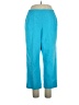 Alfred Dunner 100% Cotton Solid Blue Casual Pants Size 16 - photo 1