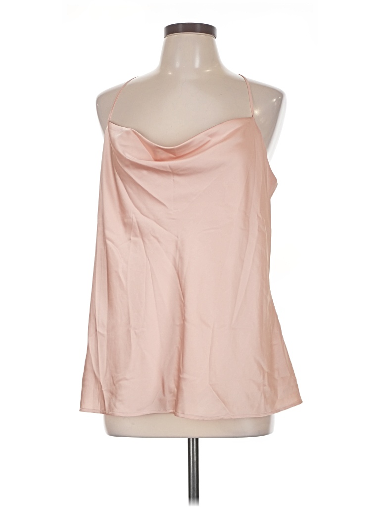Pre-owned Express Sleeveless Blouse In Pink