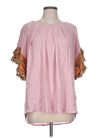 Umgee Short Sleeve Blouse (view 1)