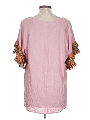 Umgee Short Sleeve Blouse (view 2)