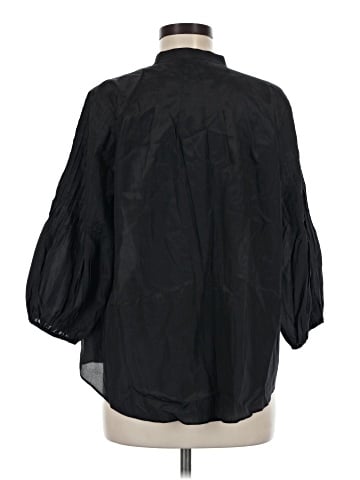 7 For All Mankind 3/4 Sleeve Button-Down Shirt (view 2)