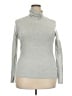 J.Crew 100% Cotton Silver Turtleneck Sweater Size XXL - photo 1