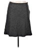 Eddie Bauer Chevron-herringbone Gray Wool Skirt Size 14 Petite - photo 1