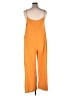 Unbranded 100% Polyester Solid Orange Jumpsuit Size XXL - photo 2
