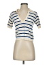 Zara Blue Short Sleeve Top Size S - photo 1