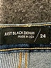 Just Black Blue Jeans Size 24 waist - photo 4