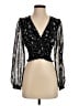 Wilfred 100% Polyester Black 3/4 Sleeve Blouse Size XS - photo 1