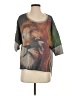 Assorted Brands 100% Cotton Gray 3/4 Sleeve T-Shirt Size S - photo 1
