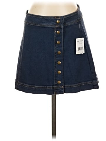 Free People Denim Skirt (view 1)