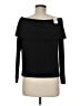 Ann Taylor LOFT Black Long Sleeve Top Size M - photo 2