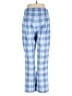 J.Crew Collection 100% Cotton Checkered-gingham Blue Casual Pants Size 4 - photo 2