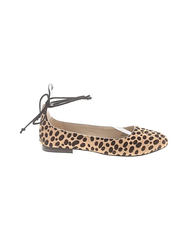 Pre-owned Boden Flats In Tan