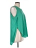 Mossimo 100% Polyester Green Sleeveless Blouse Size L - photo 4
