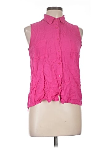 Ambiance Apparel Sleeveless Button-Down Shirt (view 1)