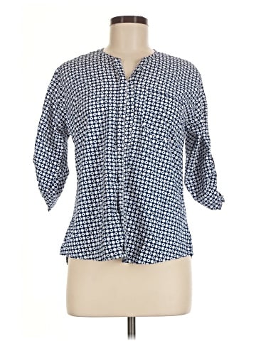 Assorted Brands 3/4 Sleeve Button-Down Shirt (view 1)