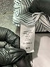 Roaman's Stripes Silver 3/4 Sleeve Button-Down Shirt Size 30 - photo 8