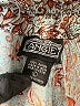 Angie 100% Rayon Paisley Orange Shorts Size L - photo 3