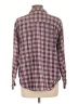 Basic Editions 100% Cotton Plaid Burgundy Long Sleeve Button-Down Shirt Size L - photo 2