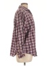 Basic Editions 100% Cotton Plaid Burgundy Long Sleeve Button-Down Shirt Size L - photo 4