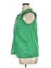 Talbots 100% Cotton Green Sleeveless Blouse Size XL - photo 5