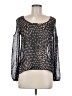 Unbranded Black Long Sleeve Blouse Size M - photo 1