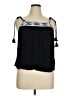 1.State 100% Rayon Black Sleeveless Blouse Size XL - photo 1