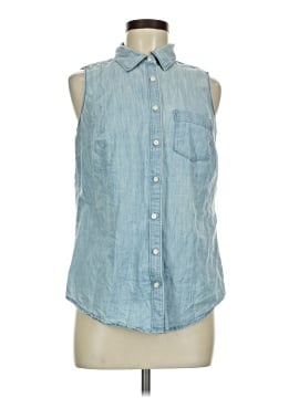 St. John's Bay Sleeveless Button Down Shirt