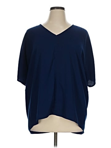 Worthington Short Sleeve Blouse (view 1)