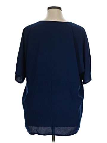 Worthington Short Sleeve Blouse (view 2)