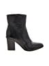 Nine West 100% Leather Black Ankle Boots Size 8 1/2 - photo 1
