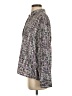Express 100% Polyester Tweed Purple Long Sleeve Blouse Size S - photo 5