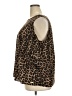MICHAEL Michael Kors 100% Polyester Brown 3/4 Sleeve Blouse Size 2X - photo 5