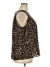 MICHAEL Michael Kors 100% Polyester Brown 3/4 Sleeve Blouse Size 2X - photo 4