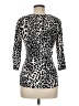 Cache Silver 3/4 Sleeve Top Size M - photo 2