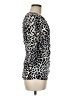 Cache Silver 3/4 Sleeve Top Size M - photo 4