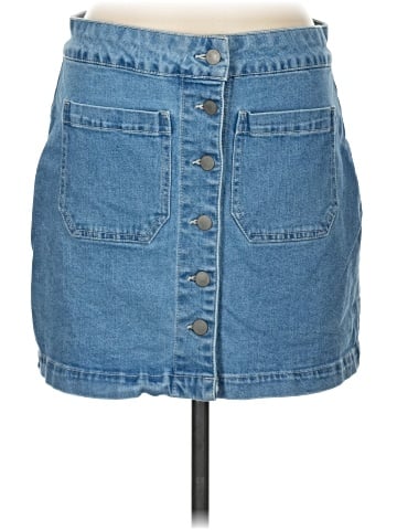TGLA Denim Skirt (view 1)