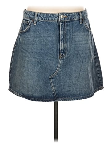 Topshop Denim Skirt (view 1)