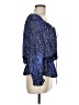 Cynthia Steffe Blue 3/4 Sleeve Blouse Size M - photo 4