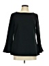 Sail to Sable 100% Polyester Black Long Sleeve Blouse Size M - photo 1