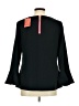 Sail to Sable 100% Polyester Black Long Sleeve Blouse Size M - photo 2