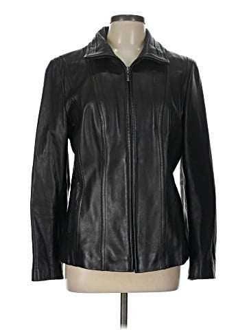 Jones New York Leather Jacket (view 1)