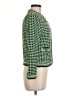 Maje Houndstooth Green Cardigan Size Med (2) - photo 4