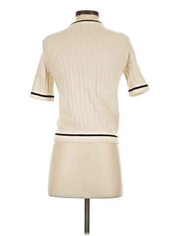 Madewell Short Puff-Sleeve Cardigan (view 2)