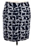 Talbots Graphic Blue Casual Skirt Size 8 Petite - photo 1