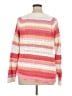 Talbots Outlet 100% Cotton Stripes Pink Pullover Sweater Size XL - photo 2