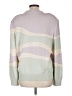 St. John Collection by Marie Gray Stripes Green Pullover Sweater Size L - photo 2