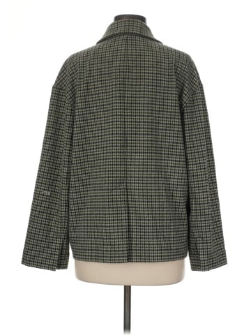 Madewell Oversized Knit Blazer in Houndstooth (view 2)