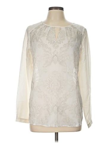 Sundance Long Sleeve Silk Top (view 1)