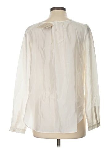 Sundance Long Sleeve Silk Top (view 2)