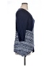 AB Studio Blue 3/4 Sleeve Top Size XL - photo 4